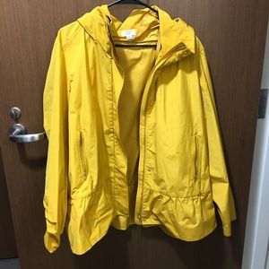 crown & ivy Jackets & Coats - NWOT Yellow Rainjacket crown & ivy Jackets & Coats - NWOT Yellow Rainjacket